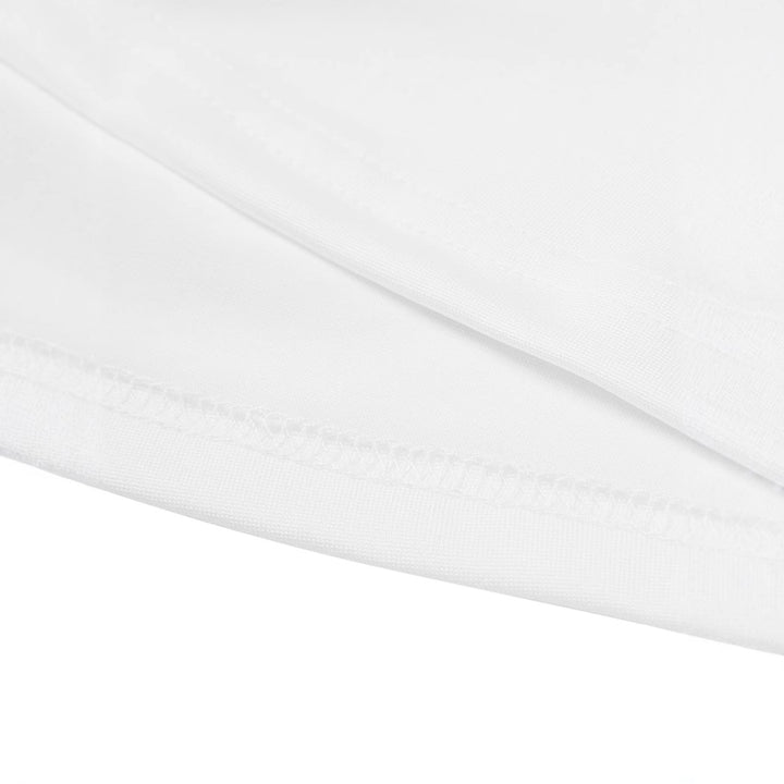 Dame Cropped-Topp med kreativt skjell-design og leken tekst Skjora