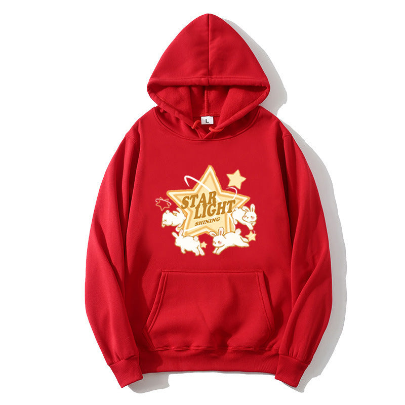 Damen Kapuzenpullover mit verspieltem Märchenmotiv Skjora