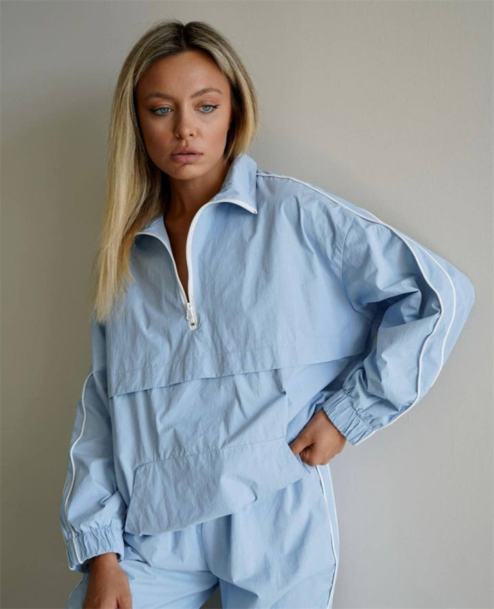 Women's sports jacket with stand-up collar and half-zip Skjora