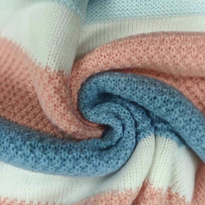Damer trendy genser med unik stripe struktur og avslappet snitt Skjora