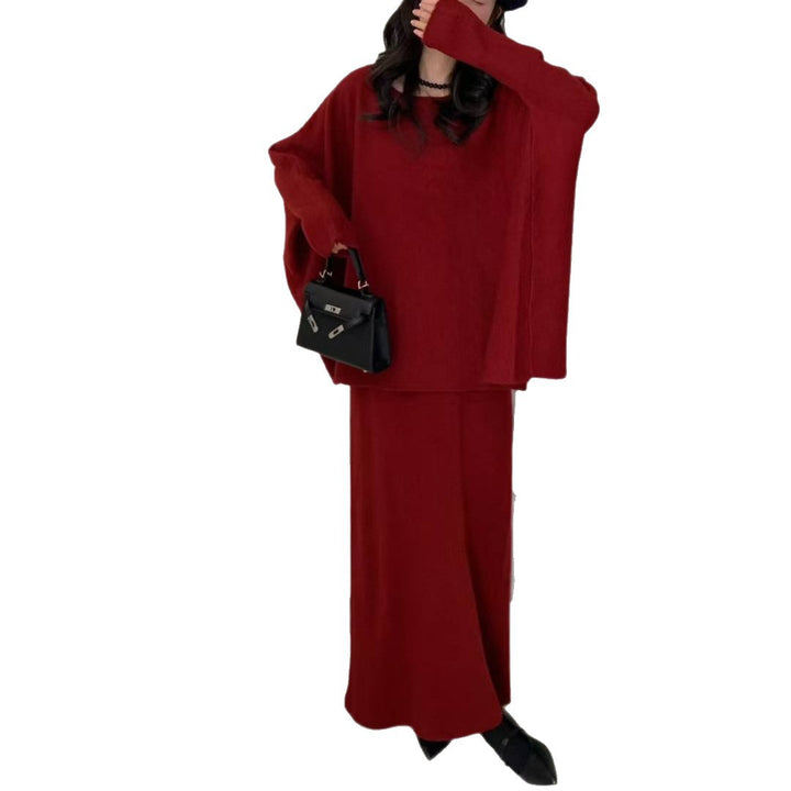 Damer Elegant Oversized Strikkegenser laget av mykt materiale Skjora