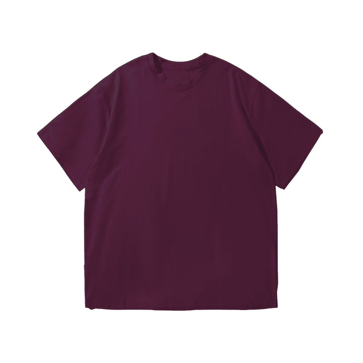 Dame avslappet oversized T-skjorte laget av pustende materiale Skjora