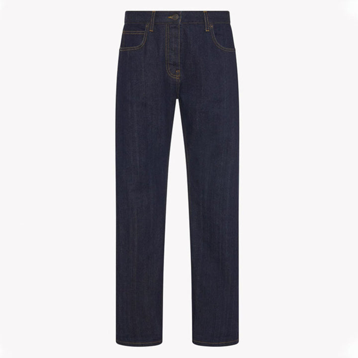 Dame rett skåret jeans med høy midje Skjora
