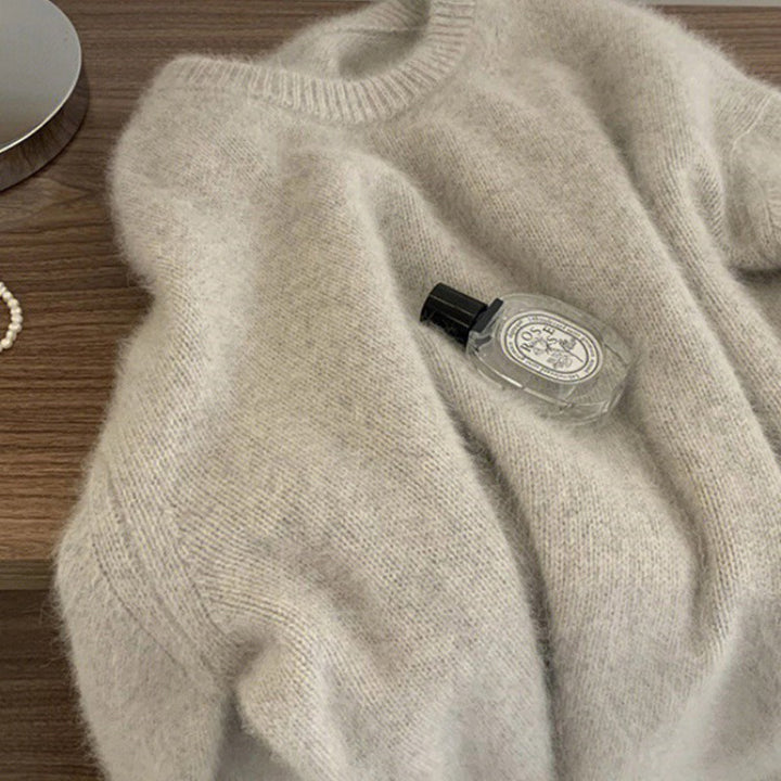 Damer Cozy Genser laget av fin strikkeblanding Skjora
