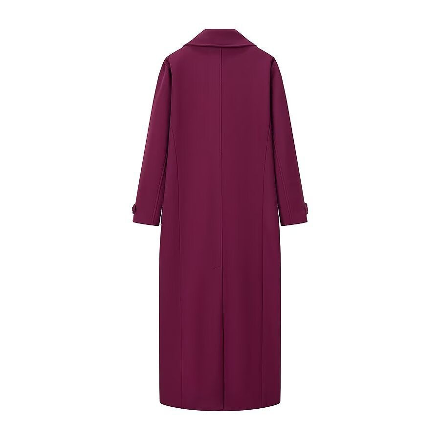 Kvinners elegante trench coat med dobbelspent design Skjora