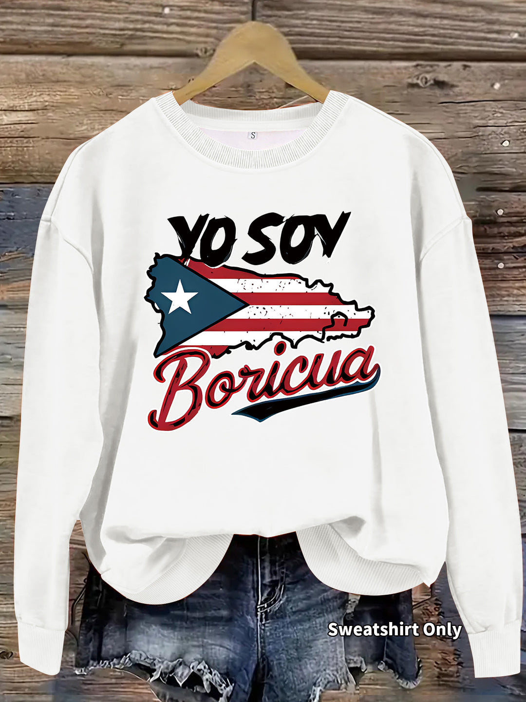 Damegenser med kreativ Puerto Rico-design og avslappet snitt Skjora