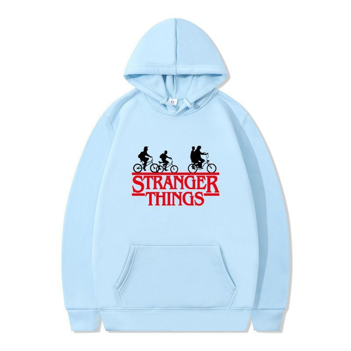 Kvinnelig hettegenser med kreativ Stranger Things design Skjora