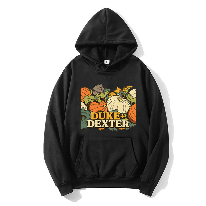 Women's Hoodie with Light Pumpkin Motif Skjora