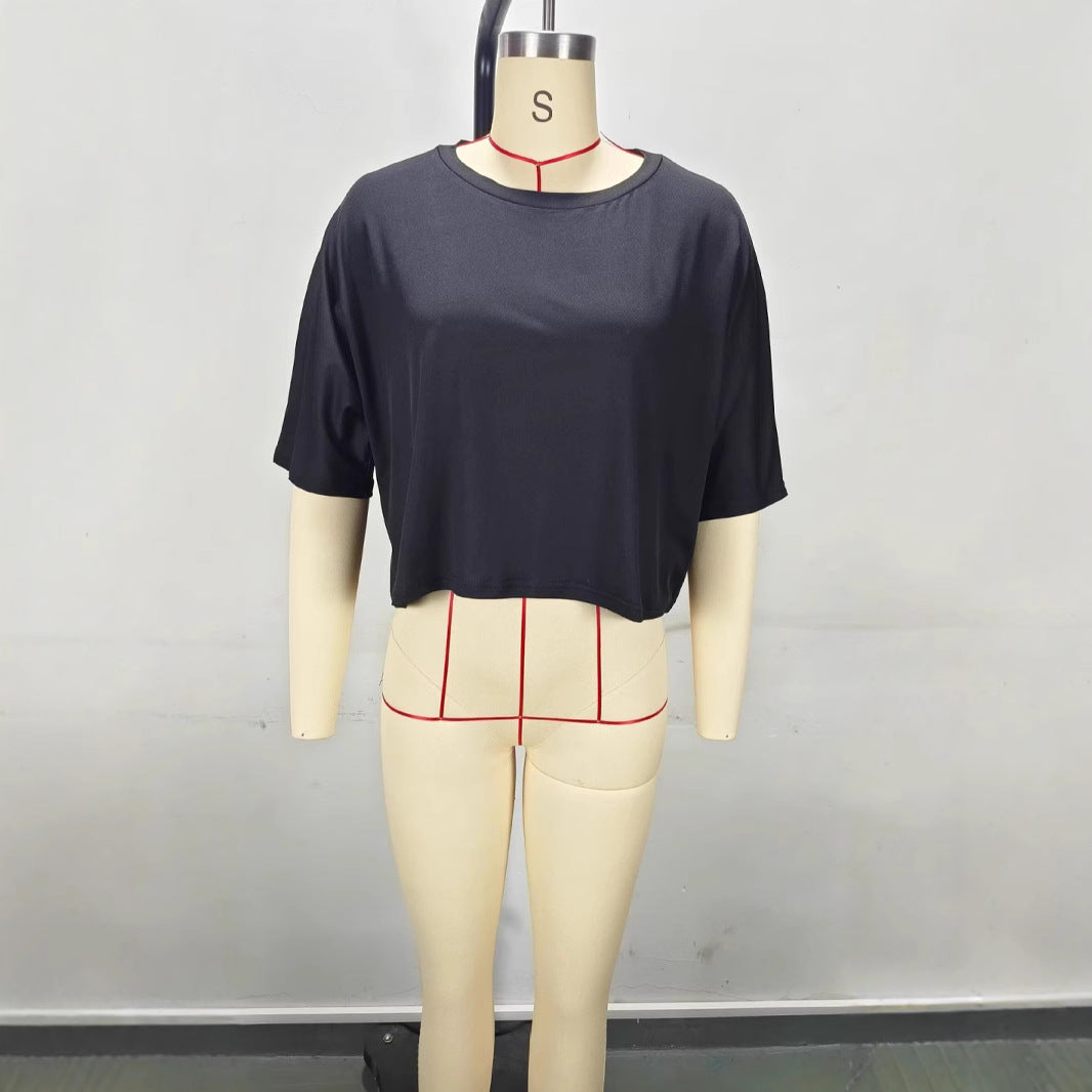 Damer Crop-Top med løs passform Skjora