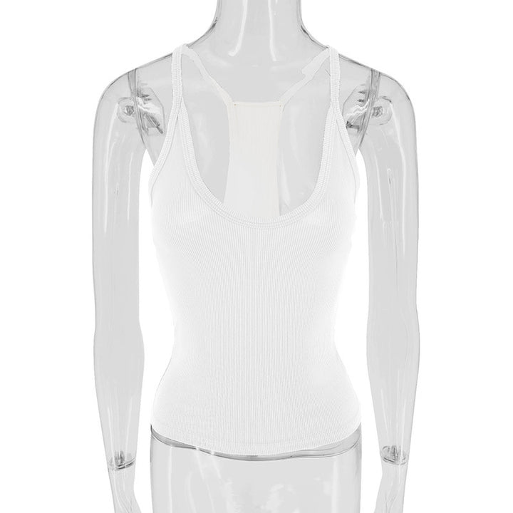 Dame Sporty Stretch-Top med slim fit Skjora