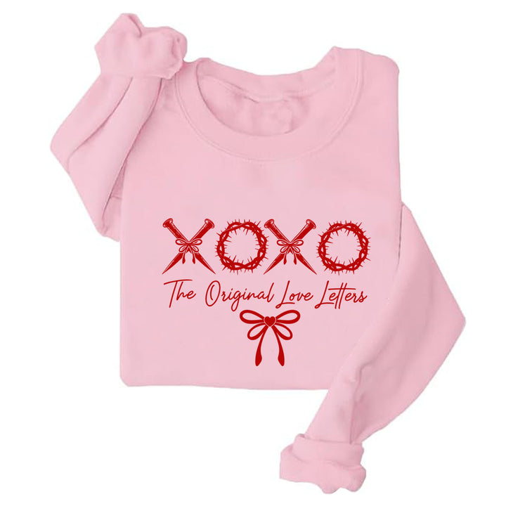 Dame avslappet genser med unik tekst og mykt materiale Skjora