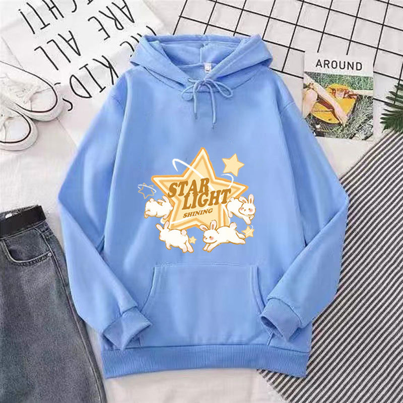 Damen Kapuzenpullover mit verspieltem Märchenmotiv Skjora