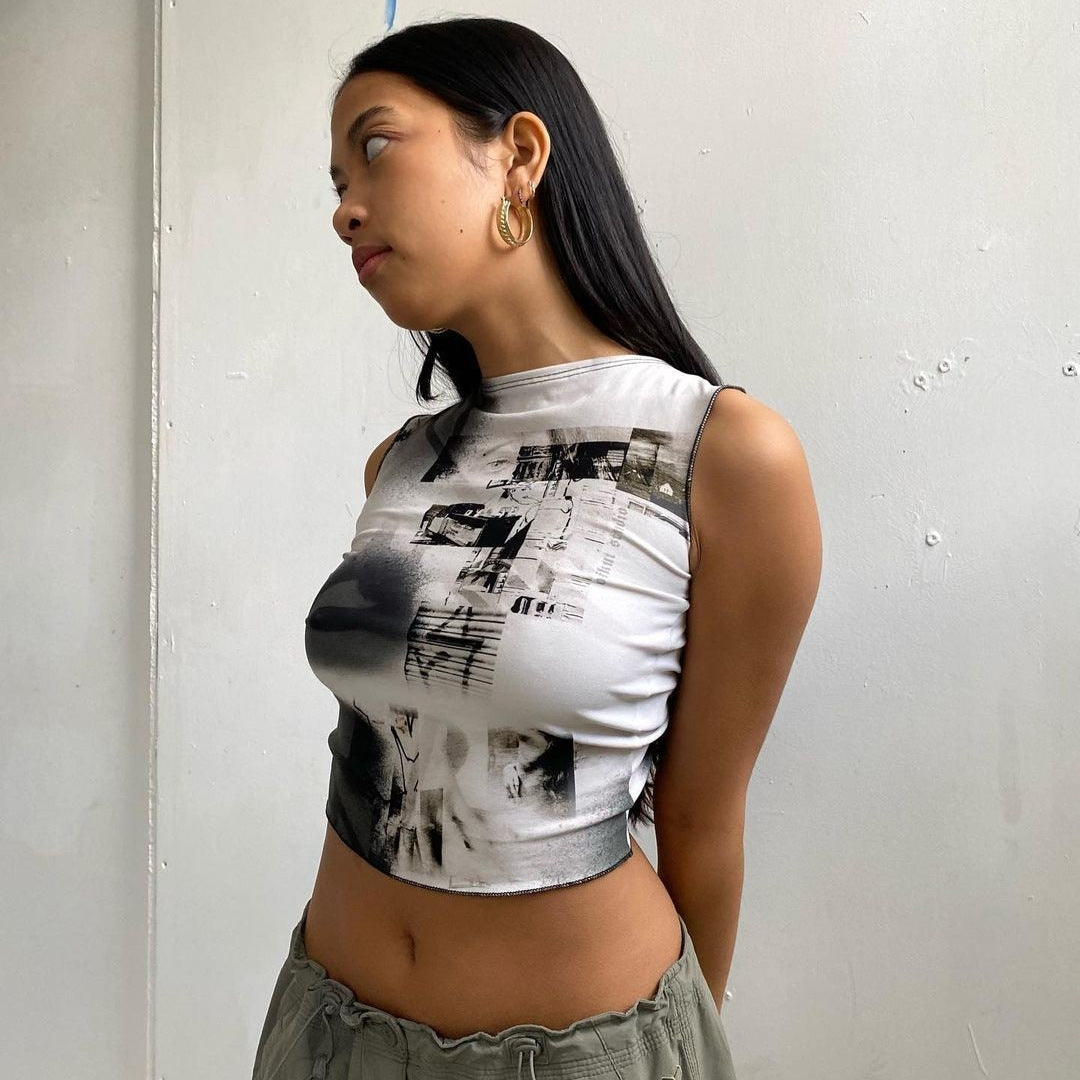 Damer Crop Top Skjora