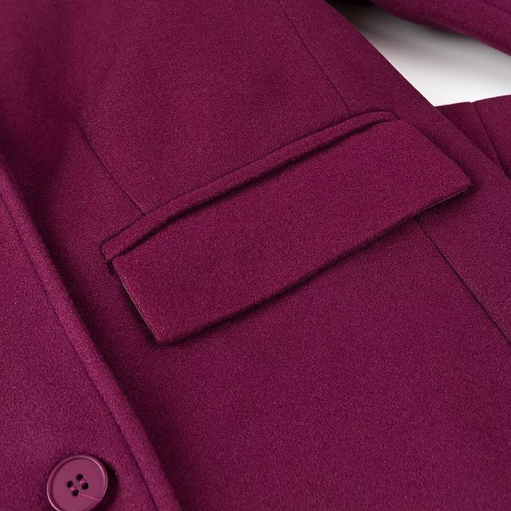 Kvinners elegante trench coat med dobbelspent design Skjora