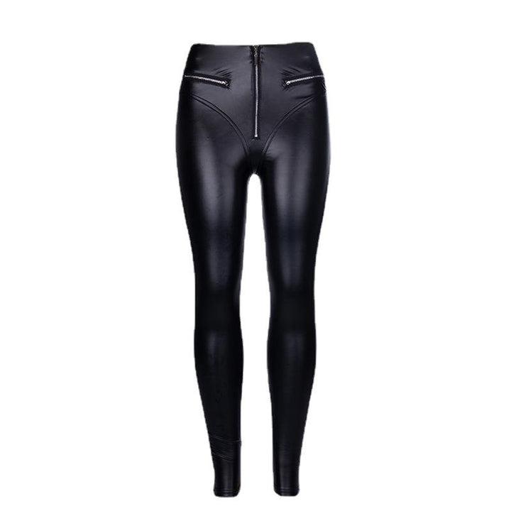 Damer Høyverdig Wetlook-Leggings med formende snitt Skjora