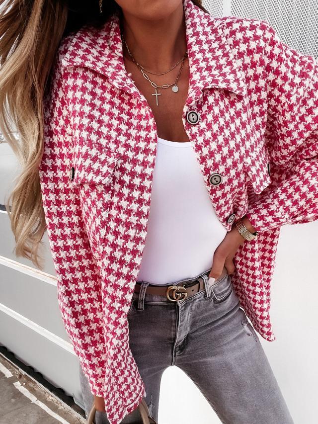 Dame arbeidsjakke med to brystlommer og strukturert design Skjora