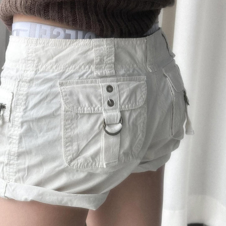 Dame lette shorts med praktiske glidelåslommer Skjora
