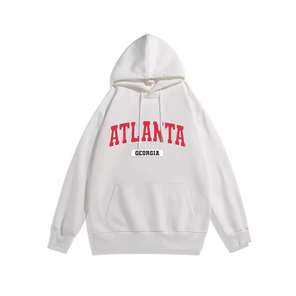 Damen Kapuzenpullover mit stylischem Atlanta-Print Skjora