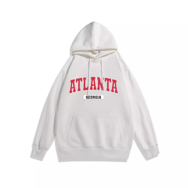 Damen Kapuzenpullover mit stylischem Atlanta-Print Skjora