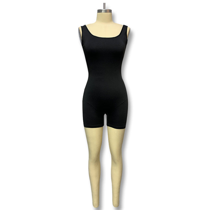 Dame Elegant og figursydd Sport-Jumpsuit Skjora