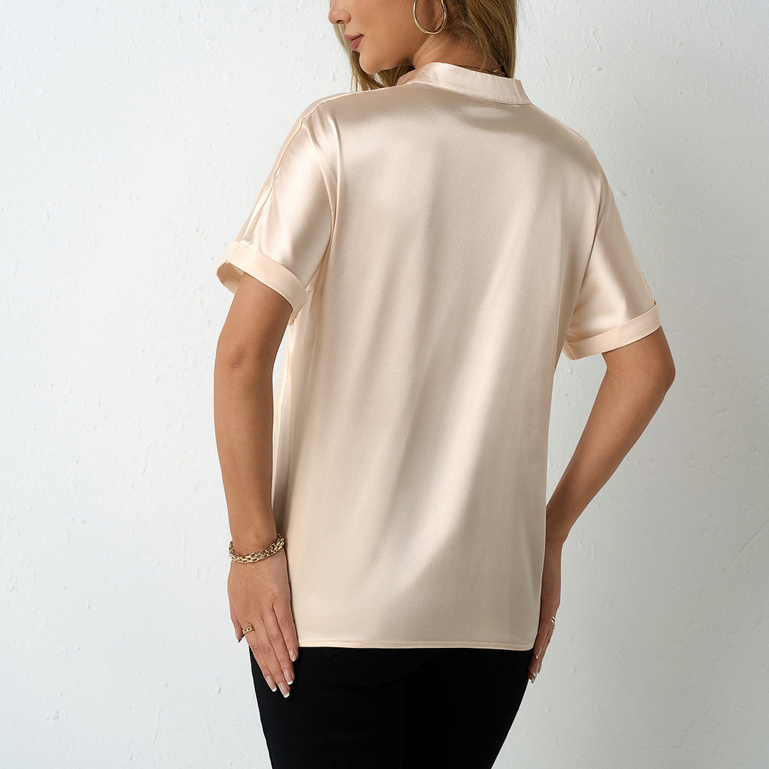 Dame Kortermet Bluse Skjora