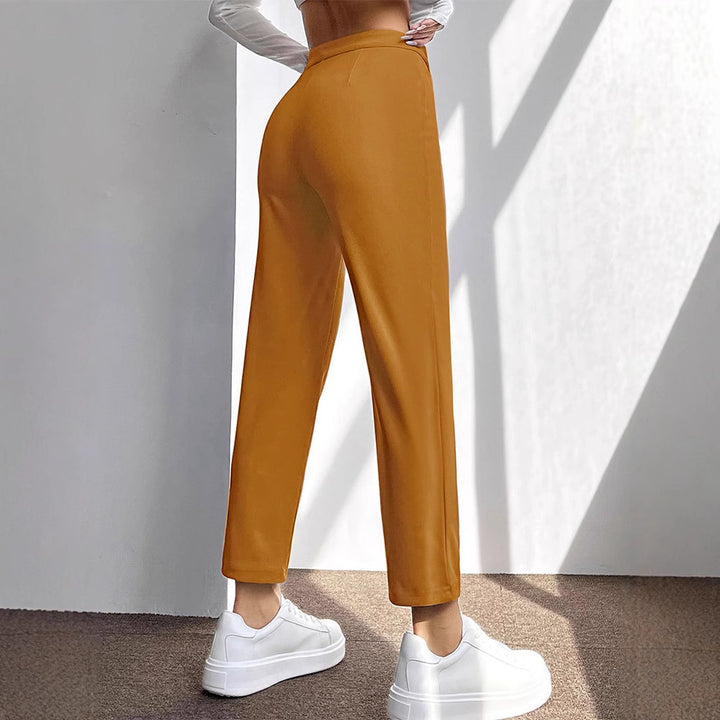 Dame elegant chinos bukser med figurtilpasset passform Skjora
