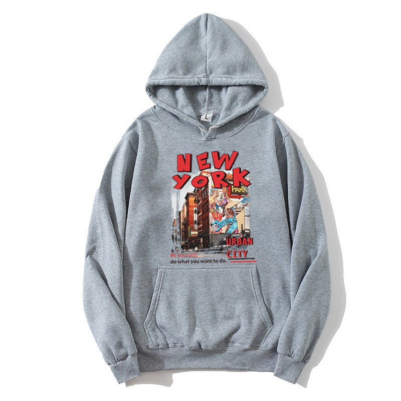 Damen Kapuzenpullover mit urbanem New York-Design Skjora