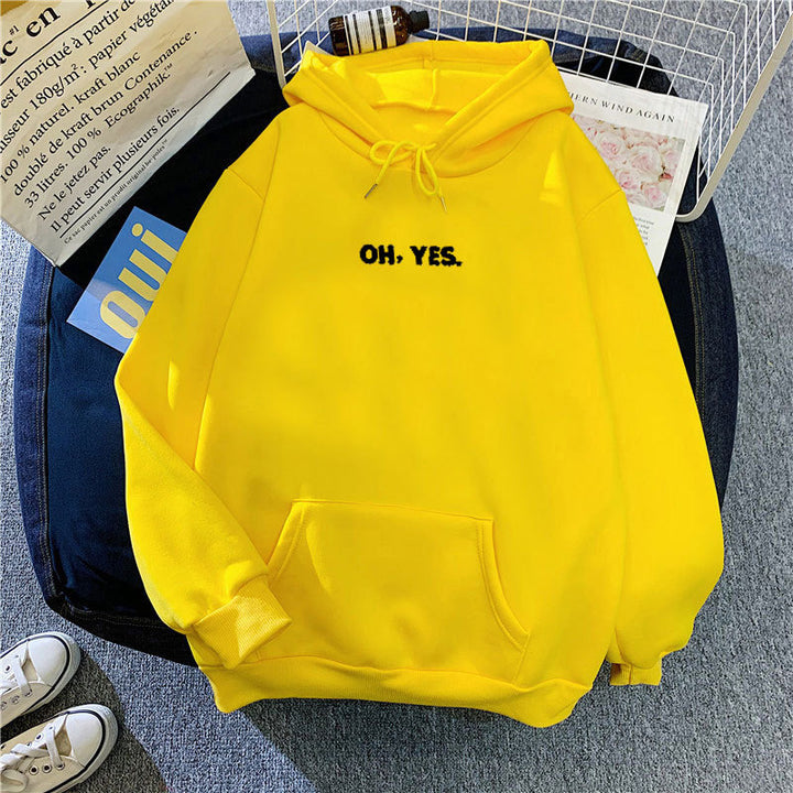 Kvinne Cozy Hoodie med Casual Print Skjora