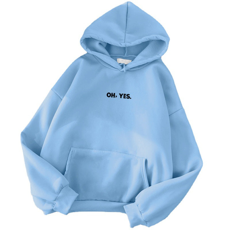 Kvinne Cozy Hoodie med Casual Print Skjora