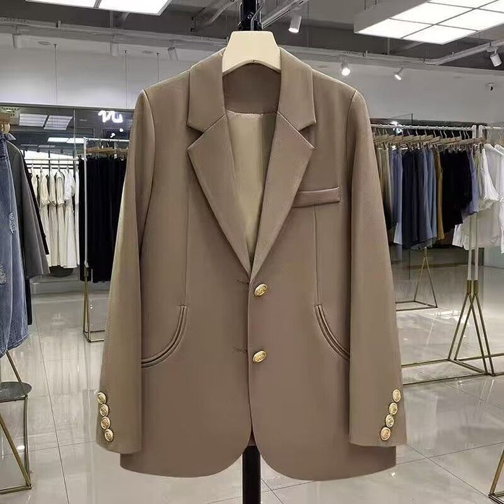 Dame Designer Blazer med elegant snitt Skjora