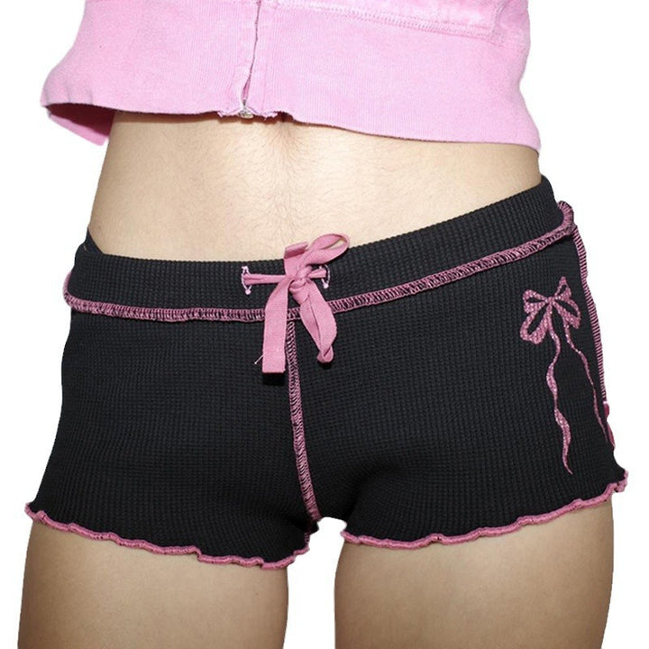Dame Sporty Shorts med justerbar linning og pustende innsatser Skjora