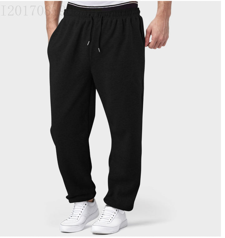 Herre komfortable joggebukser med elastisk liv og sidelommer Skjora
