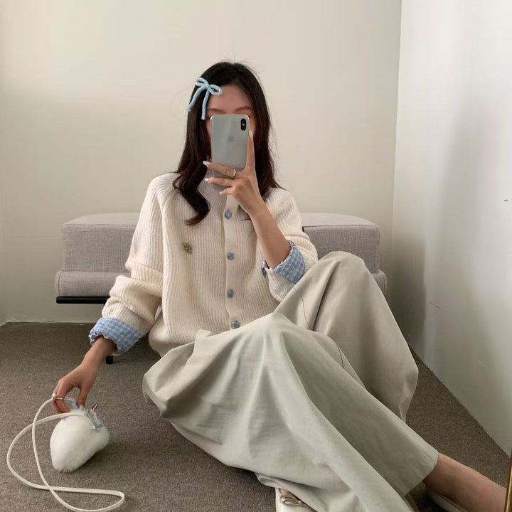 Kvinner Fashionable Cardigan med edle knappdetaljer Skjora