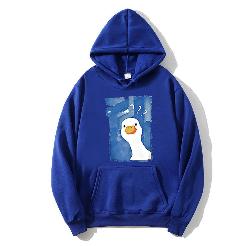 Damen Kapuzenpullover mit verspieltem Entenmotiv Skjora 1772613013