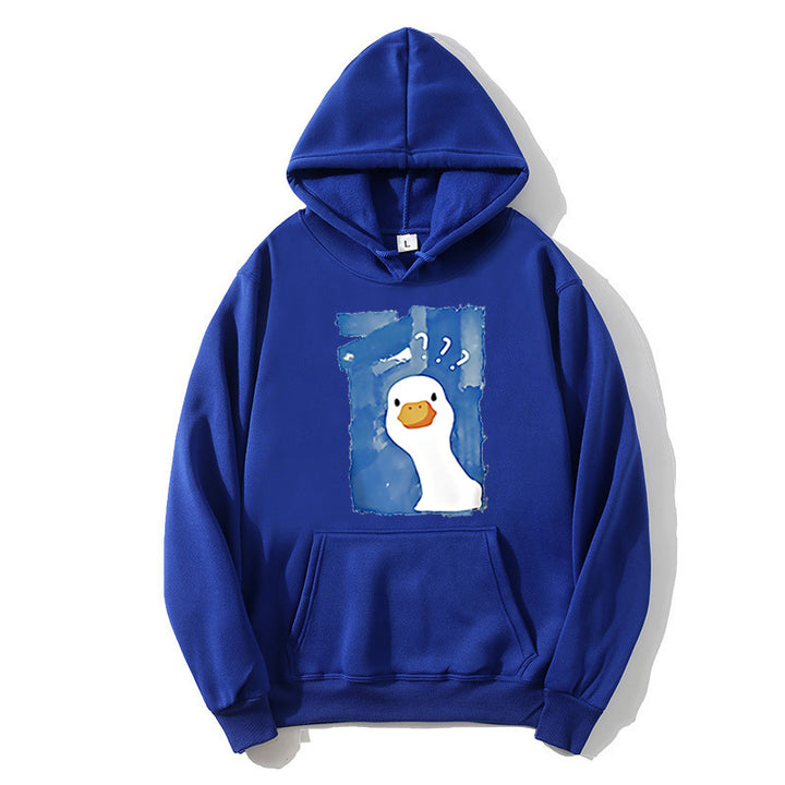 Damen Kapuzenpullover mit verspieltem Entenmotiv Skjora 1772613013