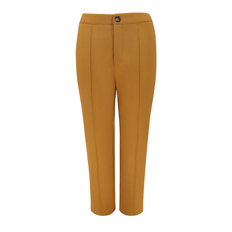 Dame elegant chinos bukser med figurtilpasset passform Skjora