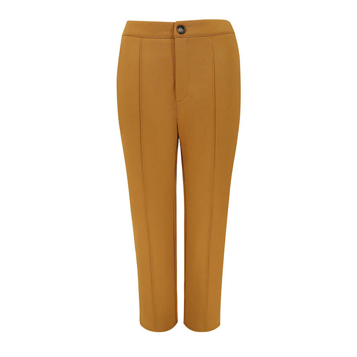 Dame elegant chinos bukser med figurtilpasset passform Skjora
