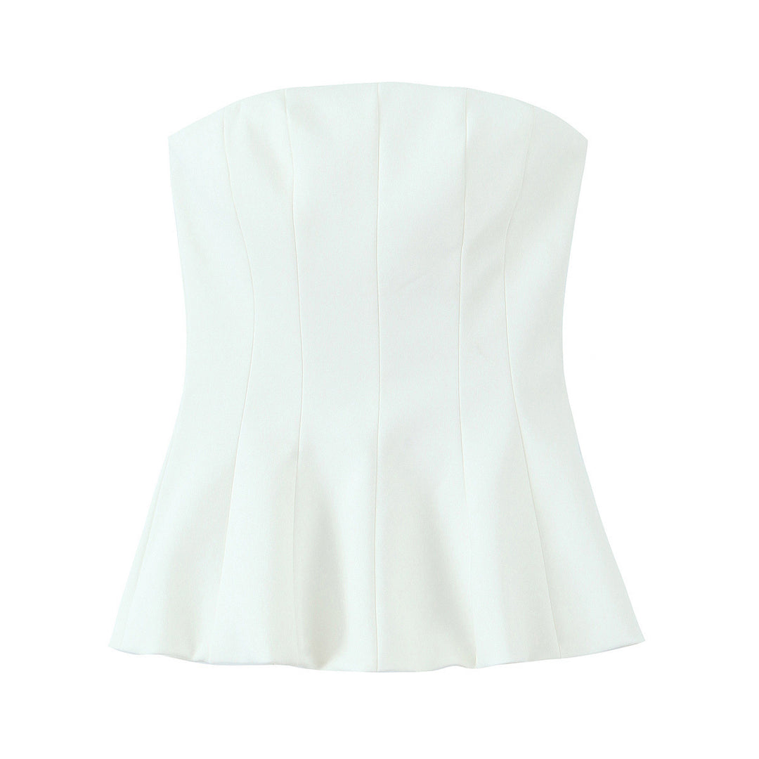 Damer Bustier-Topp med markert midje Skjora