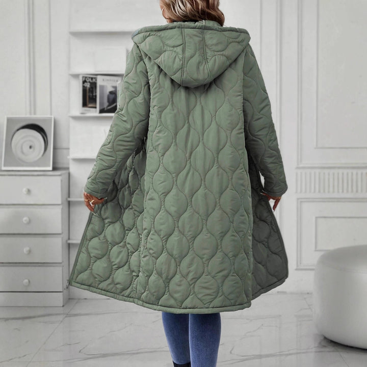 Dame hettejakke med elegant quilt og lange ermer Skjora