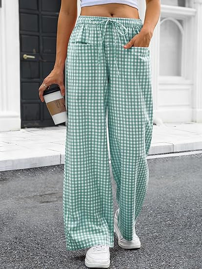 Lett Pantalon for kvinner med snor Skjora