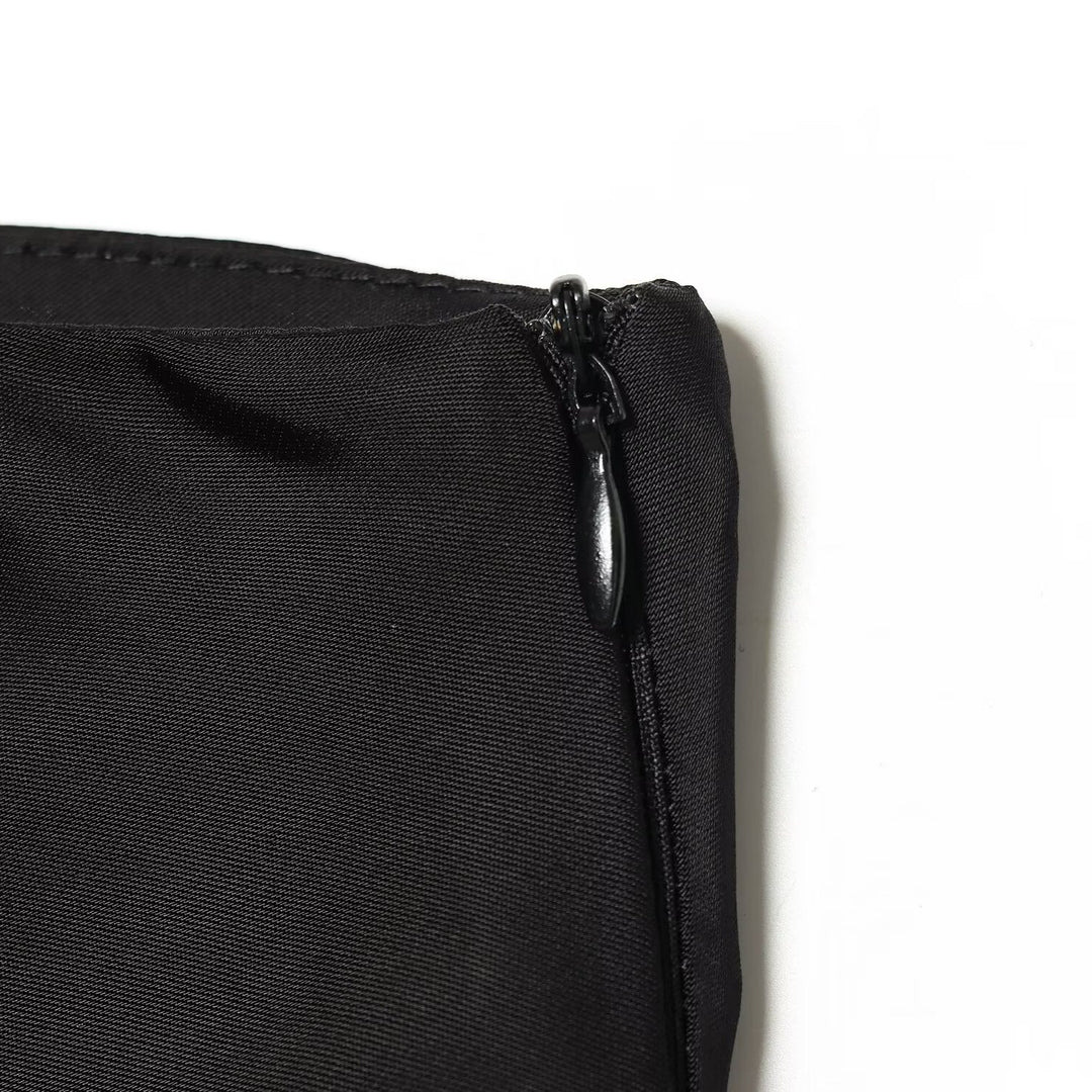 Dame Maxi-kjole med asymmetrisk spissbroderi og elegant kant Skjora