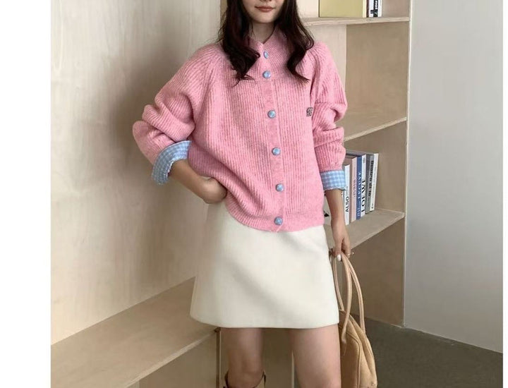Kvinner Fashionable Cardigan med edle knappdetaljer Skjora