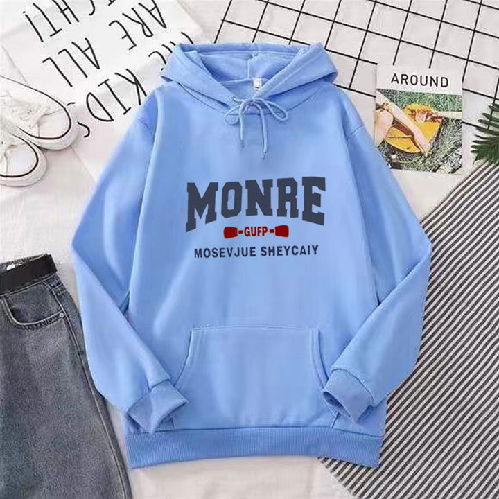 Damen Kapuzenpullover mit stylischem Schriftzug Skjora