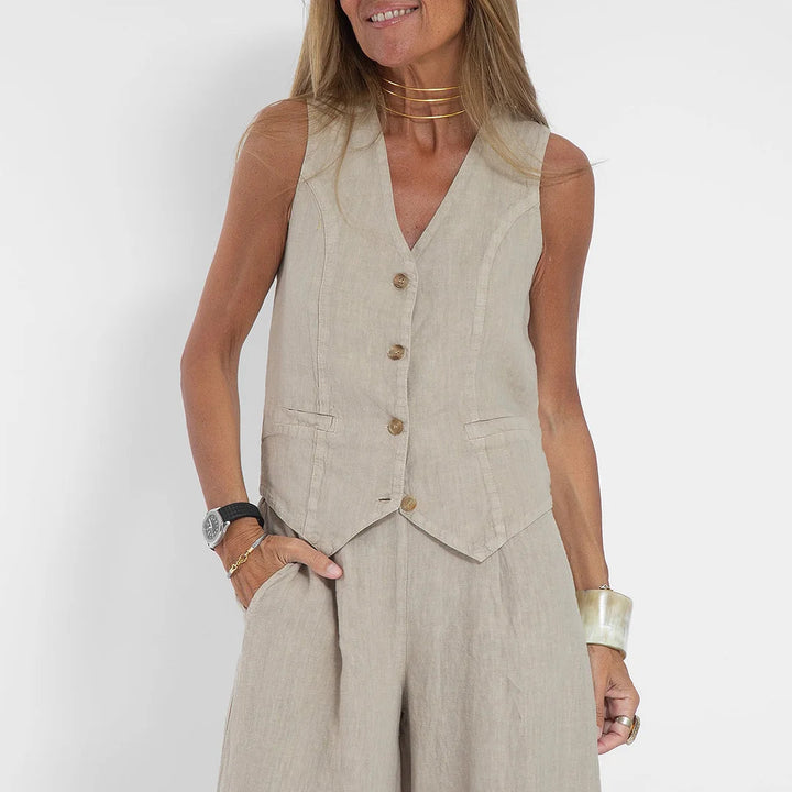 Dame linvest i elegant design Skjora