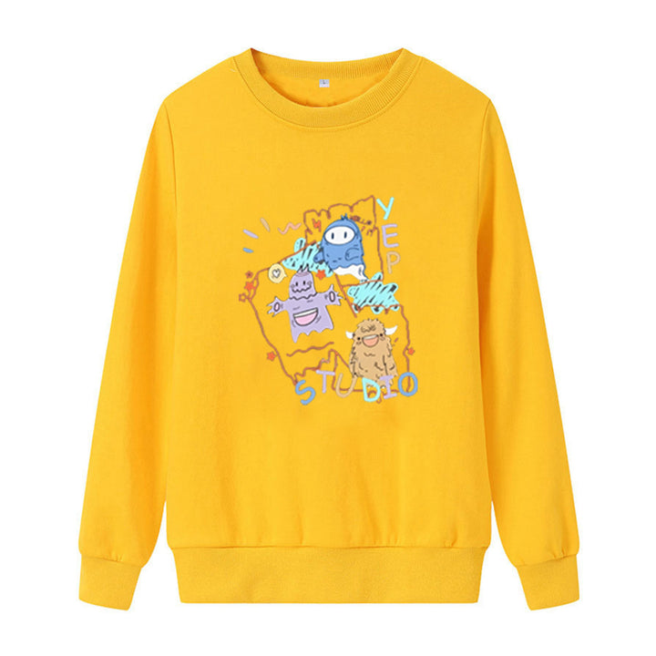 Dame casual sweatshirt med kreativ grafikkdesign skjorte