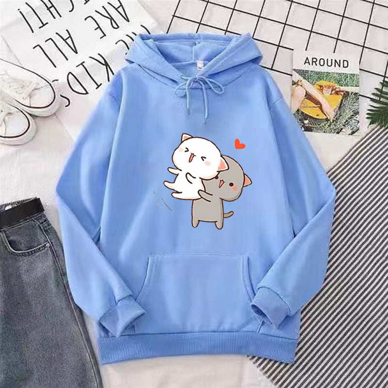 Damen Kapuzenpullover mit verspieltem Tierdesign Skjora