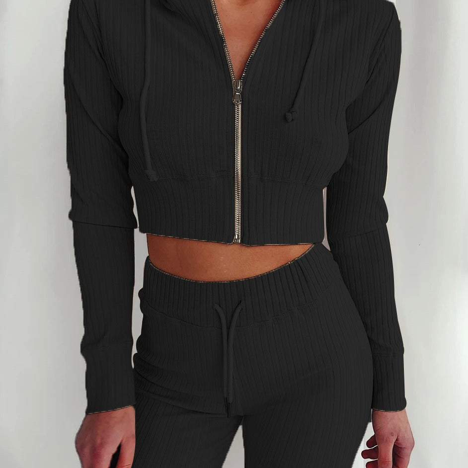 Damer Sporty Crop Top og Skjora Leggings