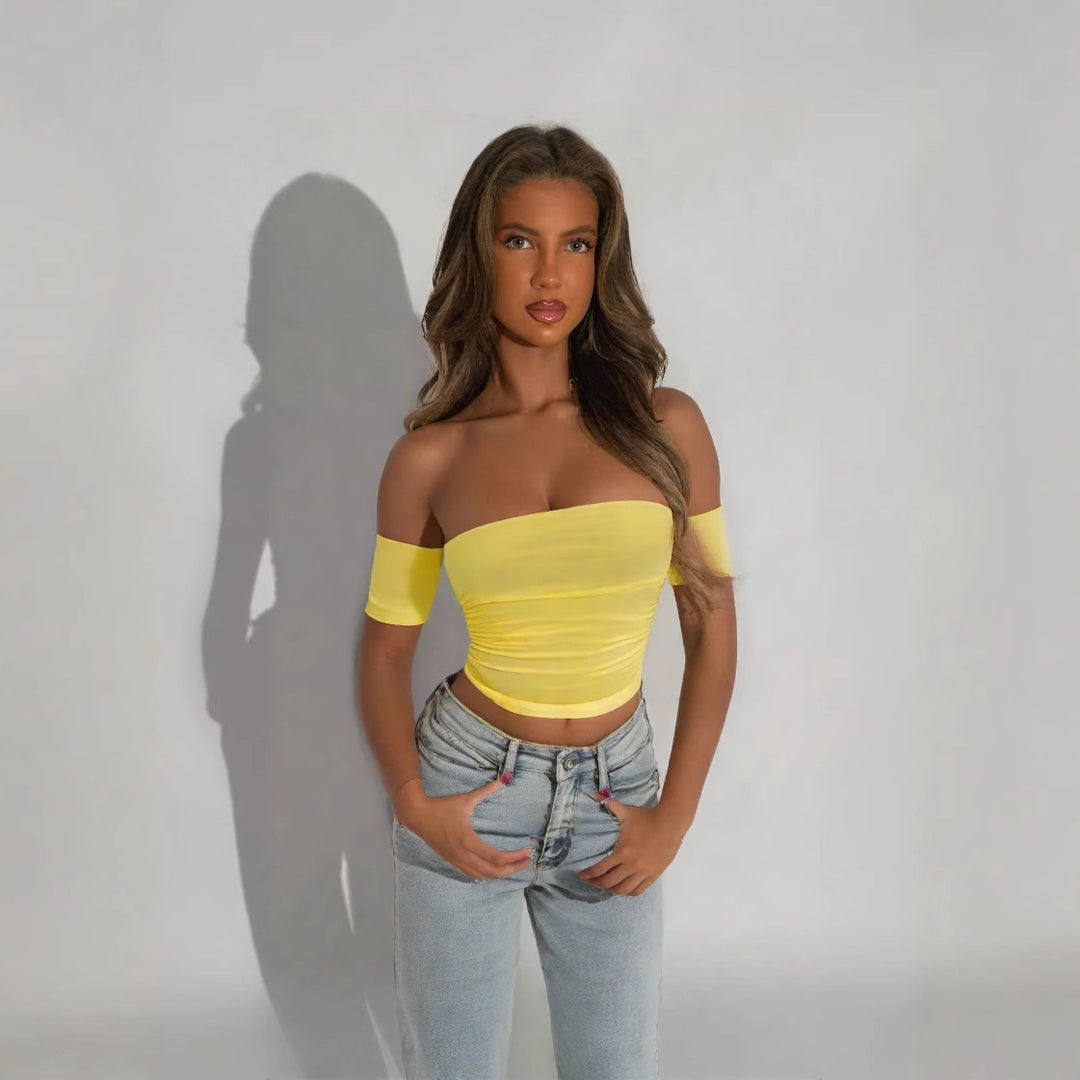 Damer Off-Shoulder Body med figurnærende snitt Skjora