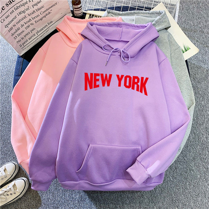 Dame hettegenser med stilfullt New York-design Skjora