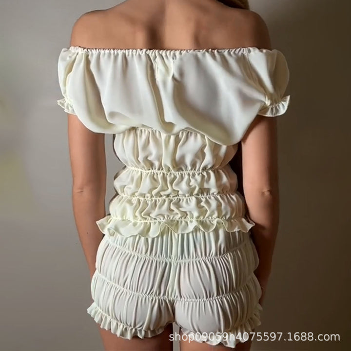 Dame Off-Shoulder Sommeroverall Skjora